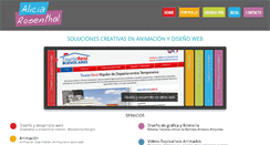 Desktop Screenshot of aliciarosenthal.com.ar